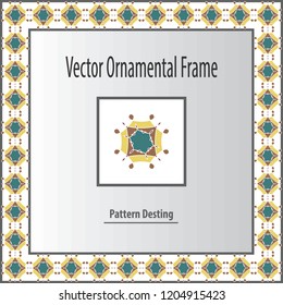  design elements border, frames. Vector illustration 