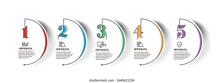 Design elements of business infographics. Modern infochart, marketing chart and graphs, bar diagrams.