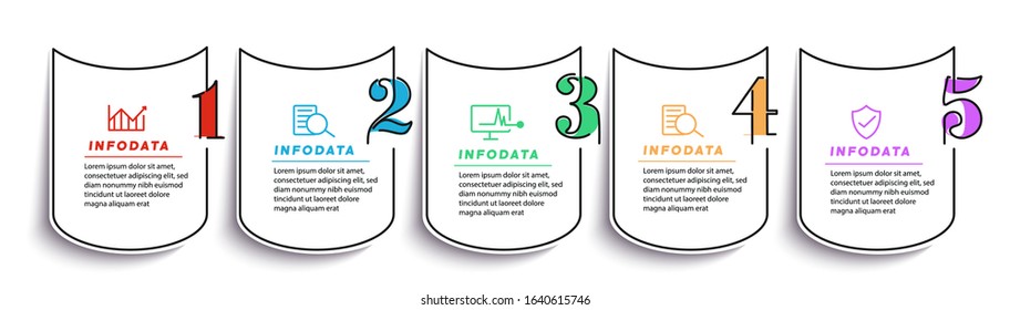 Design elements of business infographics. Modern infochart, marketing chart and graphs, bar diagrams.