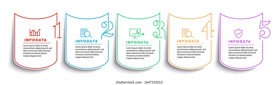 Design elements of business infographics. Modern infochart, marketing chart and graphs, bar diagrams.