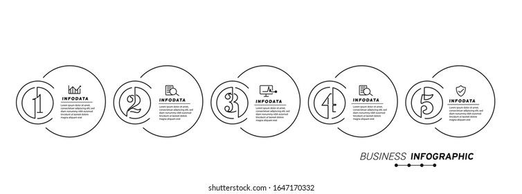 Design elements of business infographics. Modern infochart, marketing chart and graphs, bar diagrams.