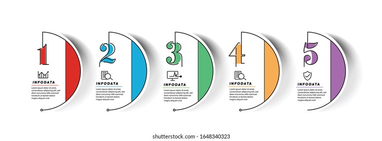 Design elements of business infographics. Modern infochart, marketing chart and graphs, bar diagrams.