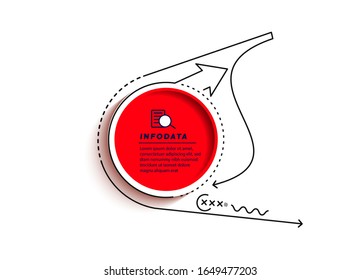 Design-Elemente von Business-Infografiken. Moderne Infografiken, Marketing-Diagramme, Strichdiagramme.