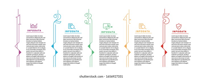 Diseñar elementos de infografías empresariales. Gráfico informativo moderno, gráfico de marketing y gráficos, diagramas de barras.