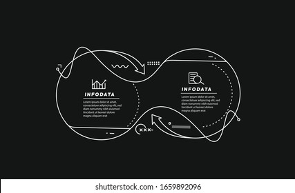 Design elements of business infographics. Modern infochart, marketing chart and graphs, bar diagrams.