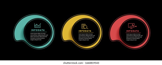 Design elements of business infographics. Modern infochart, marketing chart and graphs, bar diagrams.