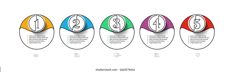 Design elements of business infographics. Modern infochart, marketing chart and graphs, bar diagrams.