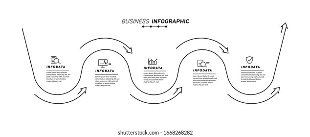 Design elements of business infographics. Modern infochart, marketing chart and graphs, bar diagrams.