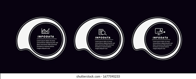 Design elements of business infographics. Modern infochart, marketing chart and graphs, bar diagrams.