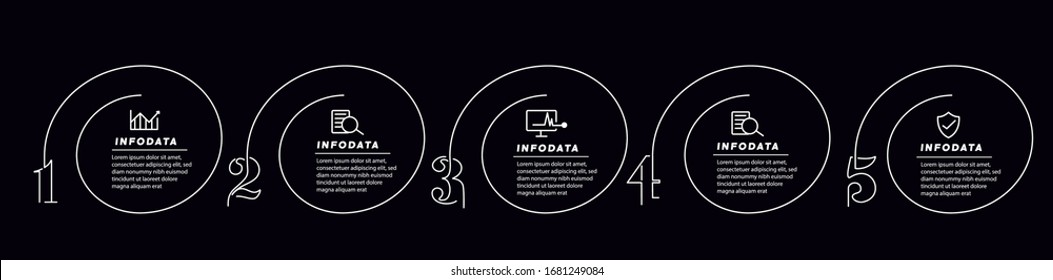Design elements of business infographics. Modern infochart, marketing chart and graphs, bar diagrams.