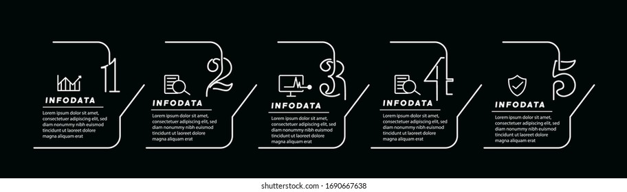 Design elements of business infographics. Modern infochart, marketing chart and graphs, bar diagrams.