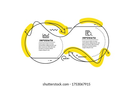 Design elements of business infographics. Modern infochart, marketing chart and graphs, bar diagrams.
