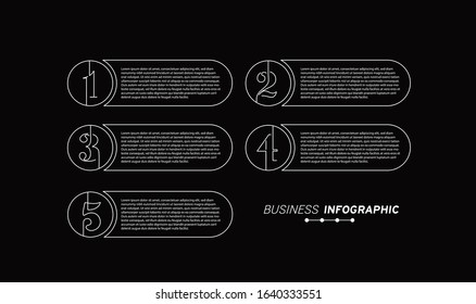 Design elements of business infographics. Set of 3D infographics.