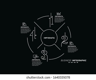 Design elements of business infographics. Set of 3D infographics.