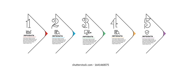 Design elements of business infographics. Set of 3D infographics.