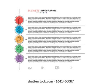Design elements of business infographics. Set of 3D infographics.