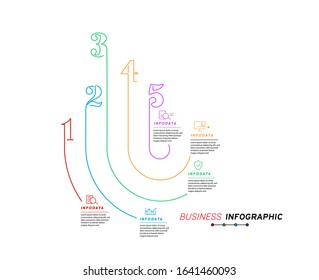 Design elements of business infographics. Set of 3D infographics.