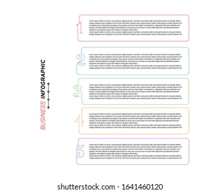Design elements of business infographics. Set of 3D infographics.