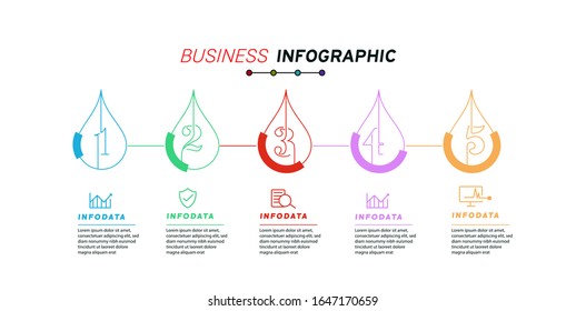 Design-Elemente von Business-Infografiken. Set von 3D-Infografiken.