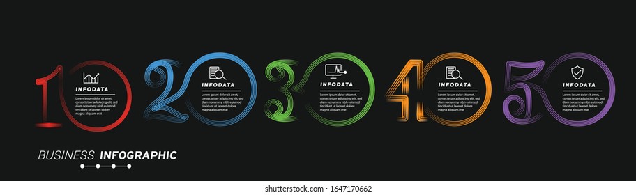 Diseñar elementos de infografías empresariales. Conjunto de infografías 3D.