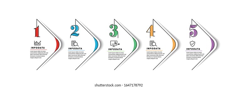 Diseñar elementos de infografías empresariales. Conjunto de infografías 3D.