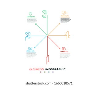 Design elements of business infographics. Set of 3D infographics.