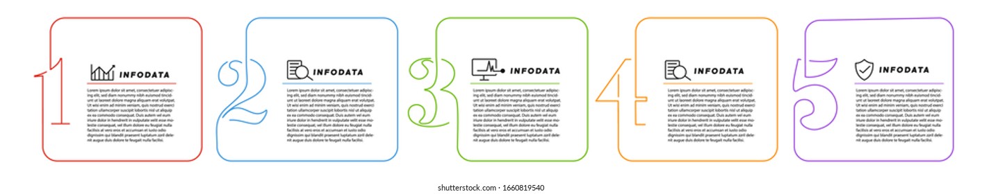 Design-Elemente von Business-Infografiken. Set von 3D-Infografiken.