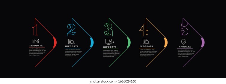 Design elements of business infographics. Set of 3D infographics.