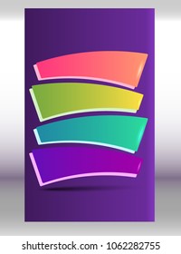 Design elements business presentation template. Vector illustration style infographics, web banners, charts and graphs and tables on white background. EPS 10 for chart process service company