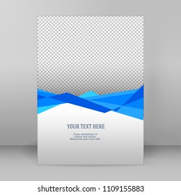 Design elements business presentation template. vertical web banners background, blank on transparent backdrop. Vector illustration EPS10 elegant flyer, booklet layout, wellness leaflet, newsletter