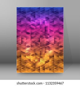 Design elements business presentation template. Vector illustration vertical web banners background, backdrop glow light effect . EPS 10 for web template, web site page presentation