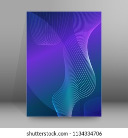 Design elements business presentation template. Vector illustration vertical web banners background, backdrop glow light effect . EPS 10 for web template, web site page presentation