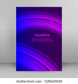 Design elements business presentation template. Vector illustration vertical web banners background, backdrop glow light effect . EPS 10 for web template, web site page presentation