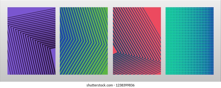 Design elements business presentation template. Vector illustration vertical web banners background, backdrop glow light halftone effect . EPS 10 for web template, web site page presentation