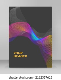 Design elements business presentation template. Vector illustration vertical web banners background, backdrop glow light effect . EPS 10 for web template, web site page presentation, neon disco club