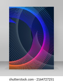 Design elements business presentation template. Vector illustration vertical web banners background, backdrop glow light effect . EPS 10 for web template, web site page presentation, neon disco club