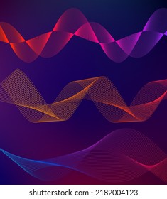 Design elements business presentation template. Vector illustration vertical web banners background, backdrop glow light effect . EPS 10 for web template, web site page presentation, neon disco club