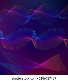 Design elements business presentation template. Vector illustration vertical web banners background, backdrop glow light effect . EPS 10 for web template, web site page presentation, neon disco club