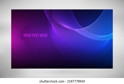 Design elements business presentation template. Vector illustration vertical web banners background, backdrop glow light effect . EPS 10 for web template, web site page presentation, neon disco club