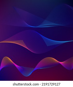 Design elements business presentation template. Vector illustration vertical web banners background, backdrop glow light effect . EPS 10 for web template, web site page presentation, neon disco club