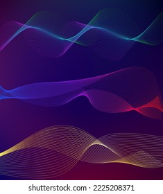 Design elements business presentation template. Vector illustration vertical web banners background, backdrop glow light effect . EPS 10 for web template, web site page presentation, neon disco club