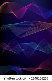 Design elements business presentation template. Vector illustration vertical web banners background, backdrop glow light effect . EPS 10 for web template, web site page presentation, neon disco club