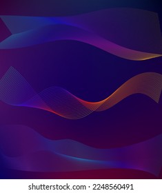 Design elements business presentation template. Vector illustration vertical web banners background, backdrop glow light effect . EPS 10 for web template, web site page presentation, neon disco club