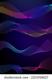 Design elements business presentation template. Vector illustration vertical web banners background, backdrop glow light effect . EPS 10 for web template, web site page presentation, neon disco club