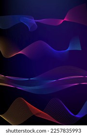 Design elements business presentation template. Vector illustration vertical web banners background, backdrop glow light effect . EPS 10 for web template, web site page presentation, neon disco club