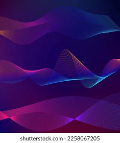 Design elements business presentation template. Vector illustration vertical web banners background, backdrop glow light effect . EPS 10 for web template, web site page presentation, neon disco club