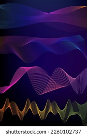 Design elements business presentation template. Vector illustration vertical web banners background, backdrop glow light effect . EPS 10 for web template, web site page presentation, neon disco club