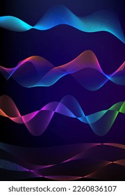 Design elements business presentation template. Vector illustration vertical web banners background, backdrop glow light effect . EPS 10 for web template, web site page presentation, neon disco club