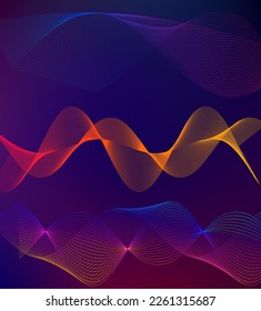 Design elements business presentation template. Vector illustration vertical web banners background, backdrop glow light effect . EPS 10 for web template, web site page presentation, neon disco club