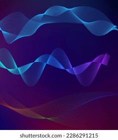 Design elements business presentation template. Vector illustration vertical web banners background, backdrop glow light effect . EPS 10 for web template, web site page presentation, neon disco club